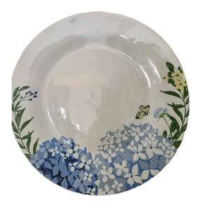 Lot 4 Royal Norfolk Hydrangea, Dinner PLATES 10 1/2" Floral Spring w/Butterfly